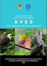 Image of Panduan Identifikasi Jenis Satwa Liar : Aves Seri Passerifornes (Burung Kicau)